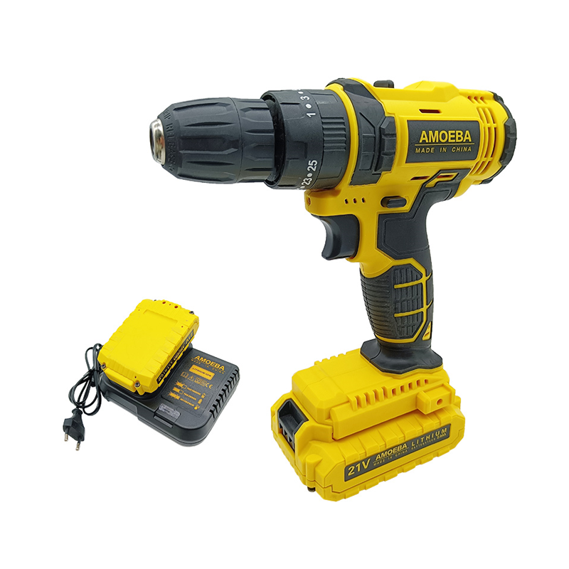 Best Hot selling  High quality Li-ion Battery Impact Drill Machine Cordless Drill Set box 21V electric mini wood tool kit