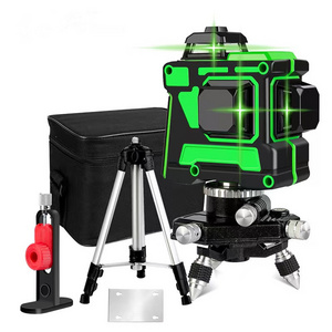 5 lines 3D lazer level machine Green Beam 360 tool Self-Leveling Laser Level with Bracket