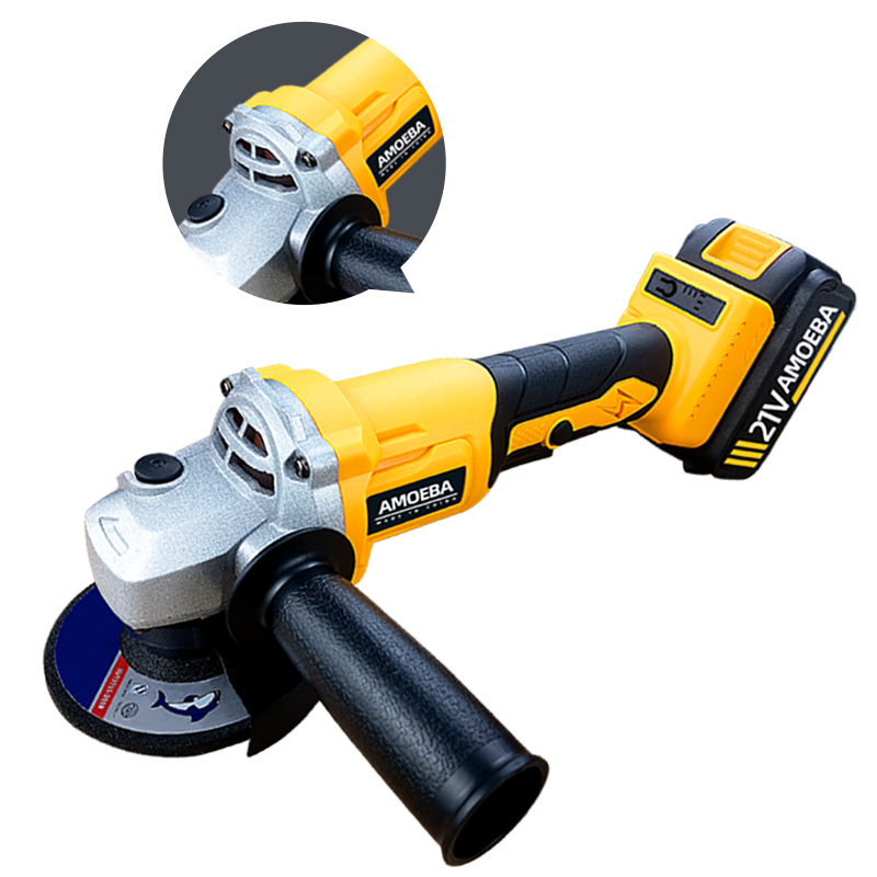 China factory price professional electric angle grinder Metal Concrete Cutter Tools Battery Power Wireless  Grinder