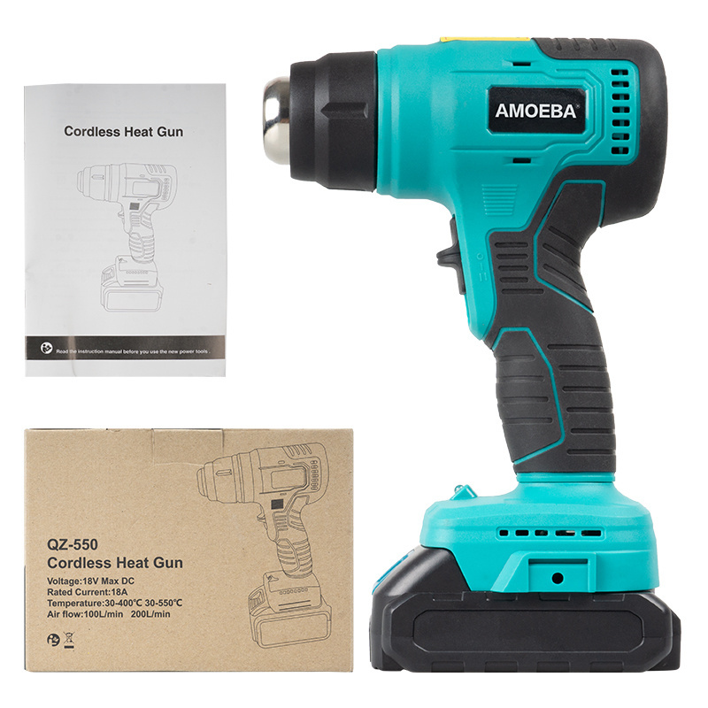 High Performance Cordless Heat Gun With Battery New Design Heat Gun With Battery And Charger Professional Mini Heat Gun