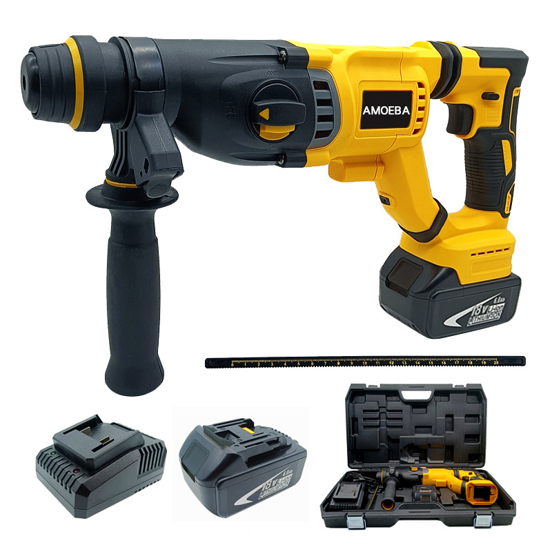 Cordless brushless hammer forward and reverse switch provide lots of convenience to remove the stuck drill