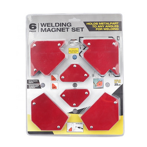 Welding Magnet Set 6PCS Welding Triangle Positioner Wholesale Magnetic Fixed Angle Tool Welding Holder Accessories