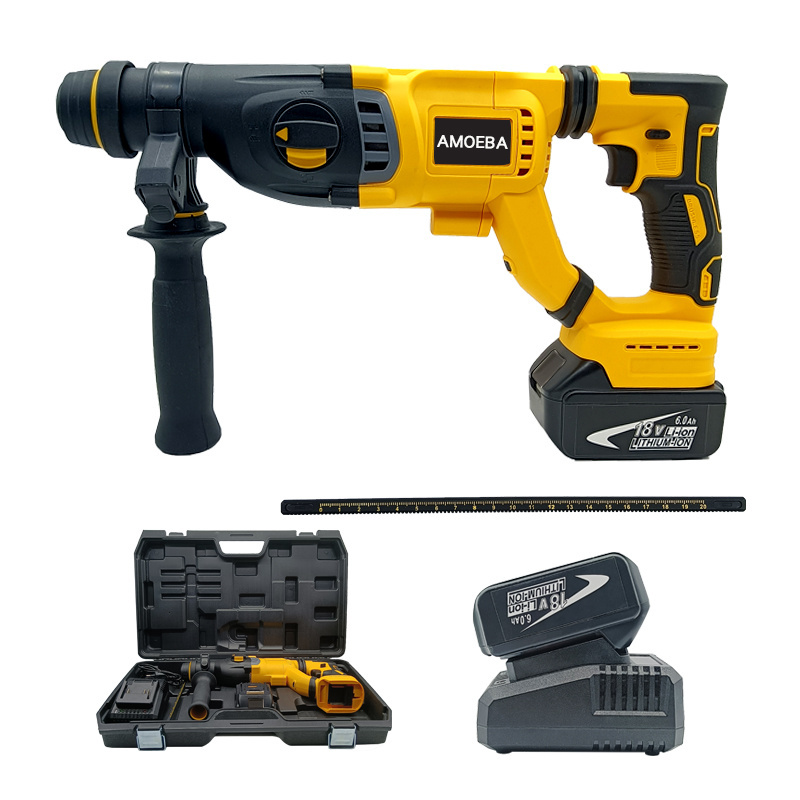 Cordless brushless hammer forward and reverse switch provide lots of convenience to remove the stuck drill