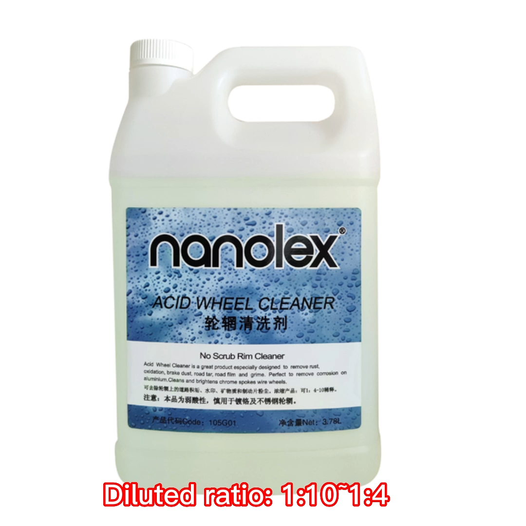 Commercial Low Oem Car Cleaning Car Beauty Customized Labels Private Effective Car Acid Wheel Cleaner