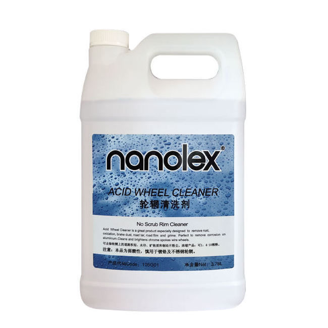 Commercial Low Oem Car Cleaning Car Beauty Customized Labels Private Effective Car Acid Wheel Cleaner