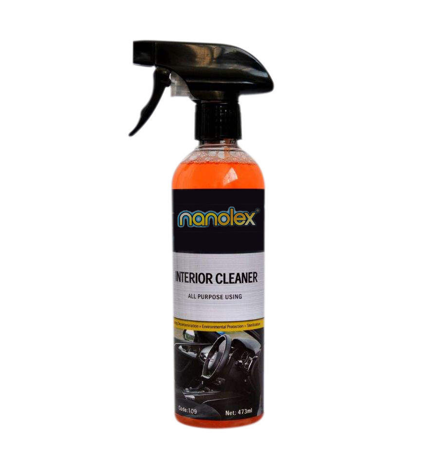 473ml Spray Interior Cleaner Non-Greasy Finish Uv Protection Conveniently Clean Protect Multi-Functional Car Cleaner