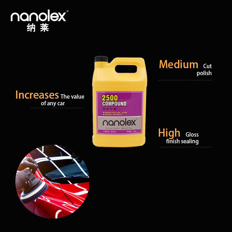 Nanolex 2500 Commercial Automobile Body Polishing Paste Compound For One Step Efficient Polishing Remove Car Paint Scratch