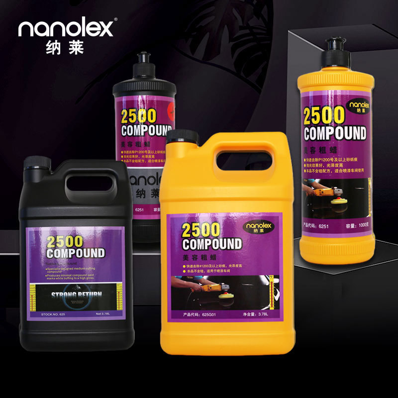 Nanolex 2500 Commercial Automobile Body Polishing Paste Compound For One Step Efficient Polishing Remove Car Paint Scratch