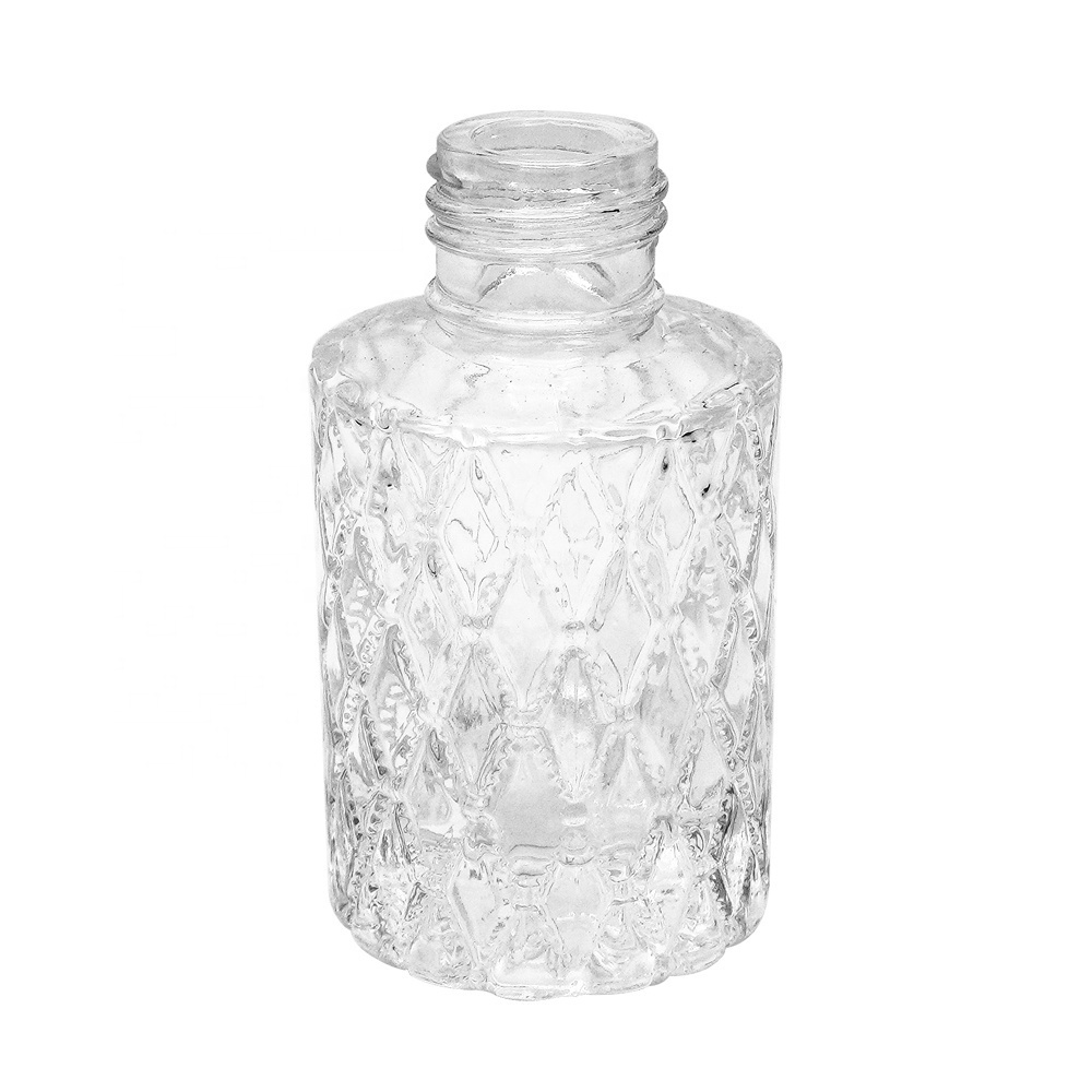 40ml  transparent perfume bottle with  pattern