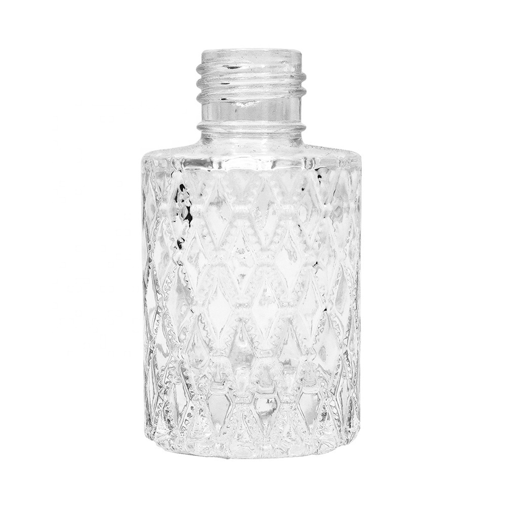 40ml  transparent perfume bottle with  pattern