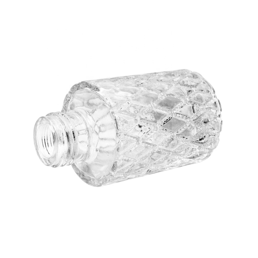 40ml  transparent perfume bottle with  pattern