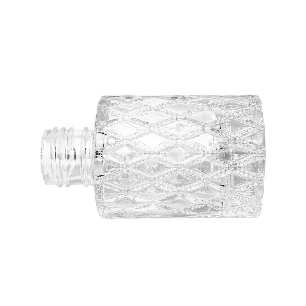 40ml  transparent perfume bottle with  pattern