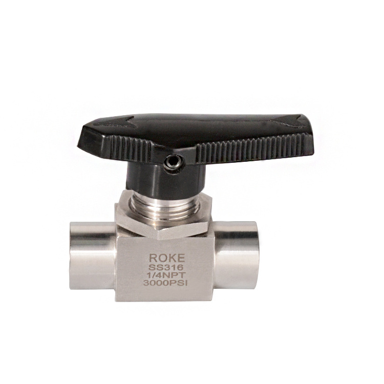 Stainless Steel 6000psi Female Thread High Pressure Instrument ball valve