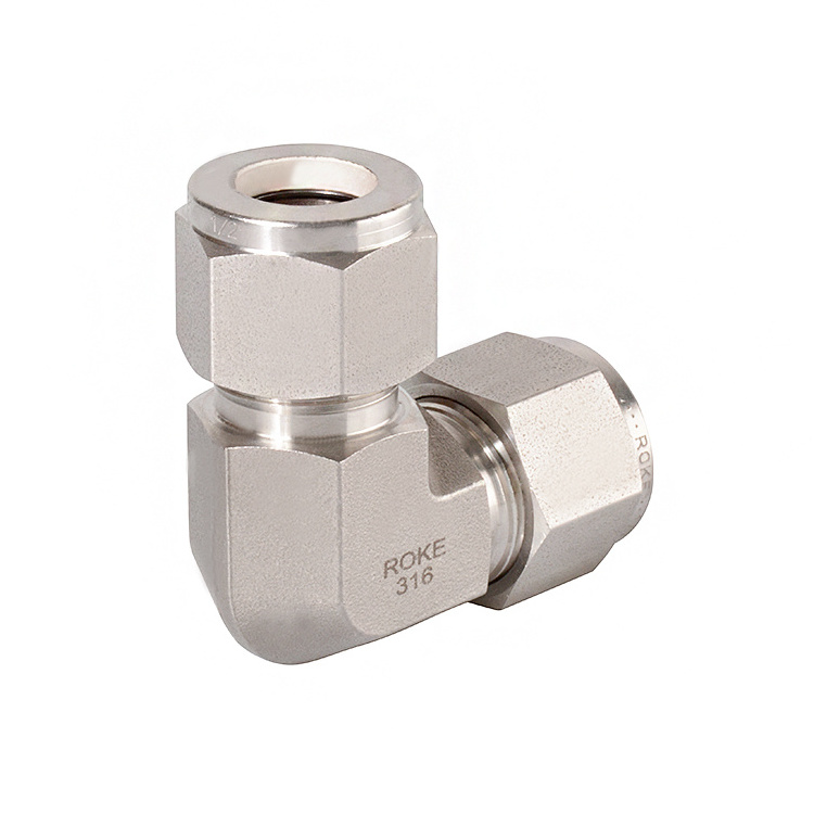 Stainless Steel Double Ferrules / Twin Ferrules Compression Union Inch and Metric Tube Fittings