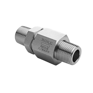 Stainless Steel  Hydraulic 1 / 4 1 / 2" NPT Male Check Valve