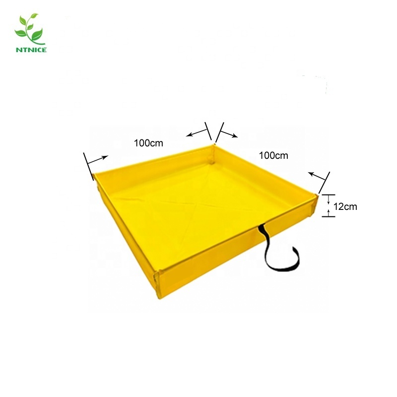 PVC Collapsible Containment Berms Spill Bunds Spill Basin Foam Wall Berms