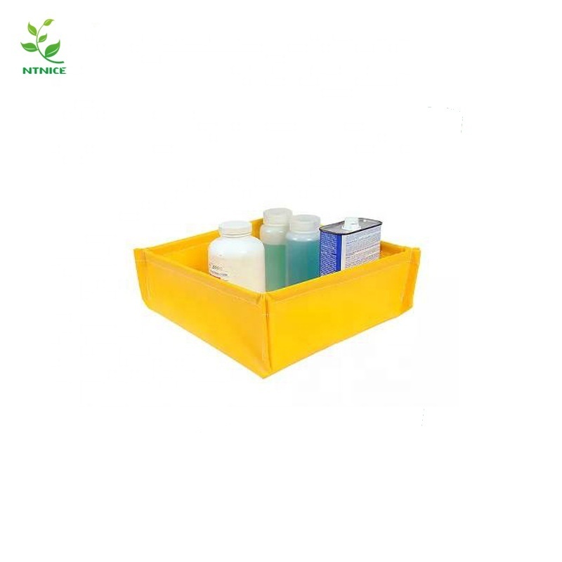 PVC Collapsible Containment Berms Spill Bunds Spill Basin Foam Wall Berms