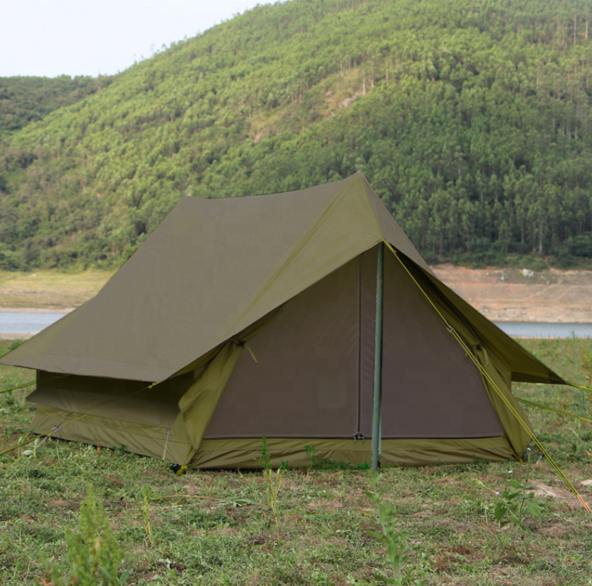 High-quality Folding Tent Quickly Automatic Opening easy Carry rain proof A shape tent Camping Beach Retro tent