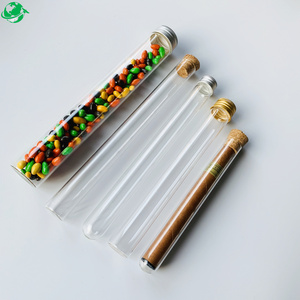 15mm 16mm 18mm 20mm 22mm Packwoods test tubes glass with cork for Packaging