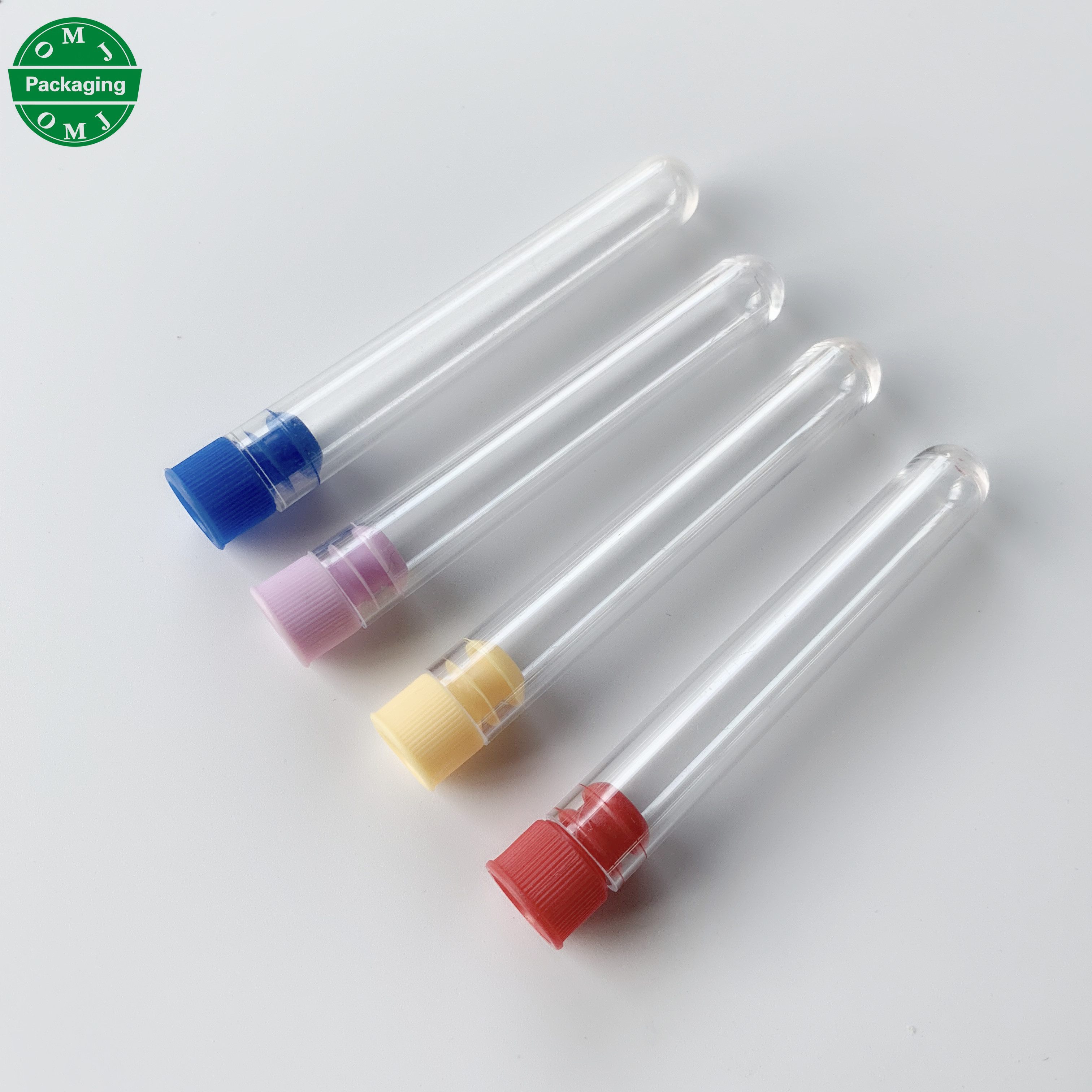 Custom lab tubes 13*75mm 13*100mm Plastic test tube for medical testing