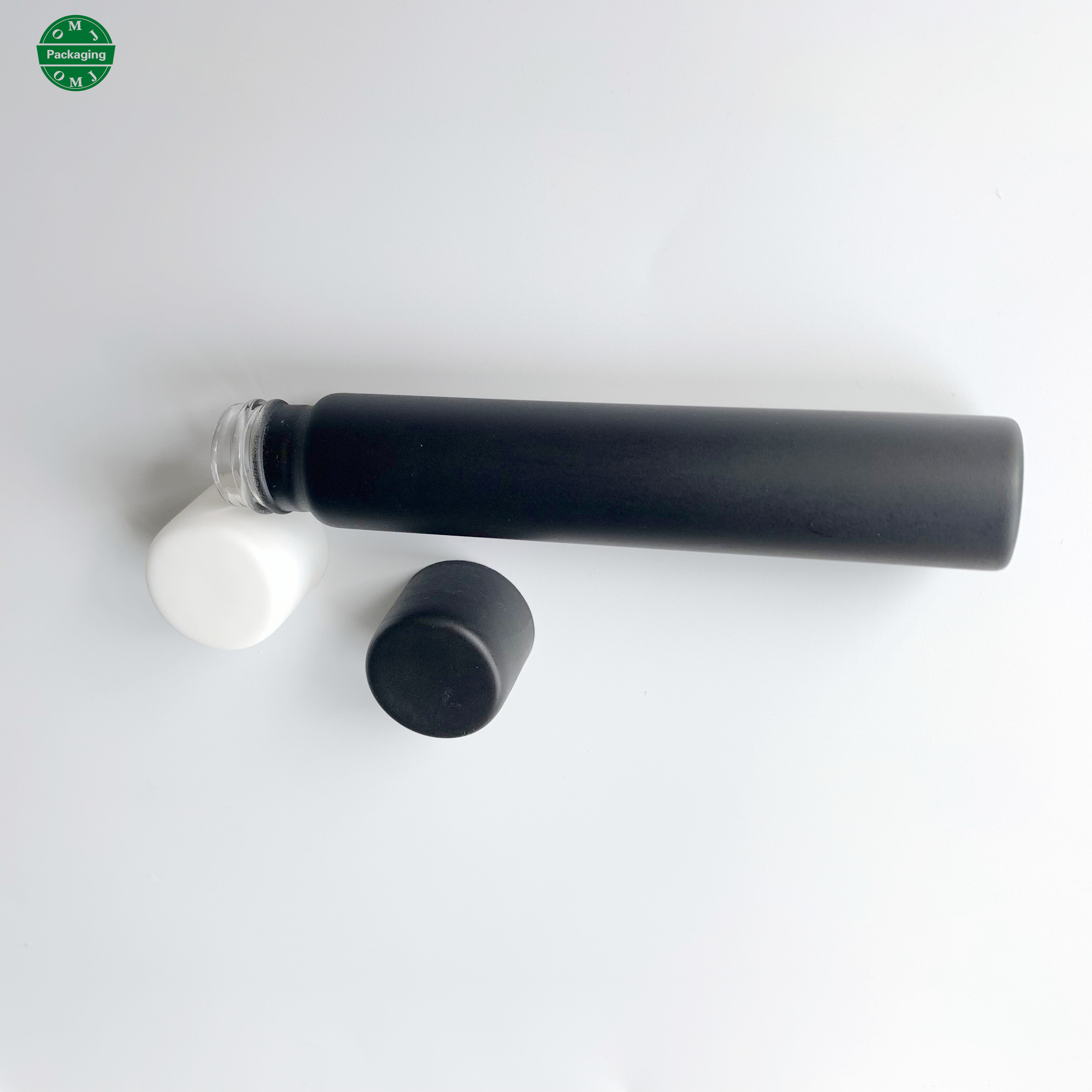 116mm Empty Connected tube packaging food grade packwoods child resistant Glass tube