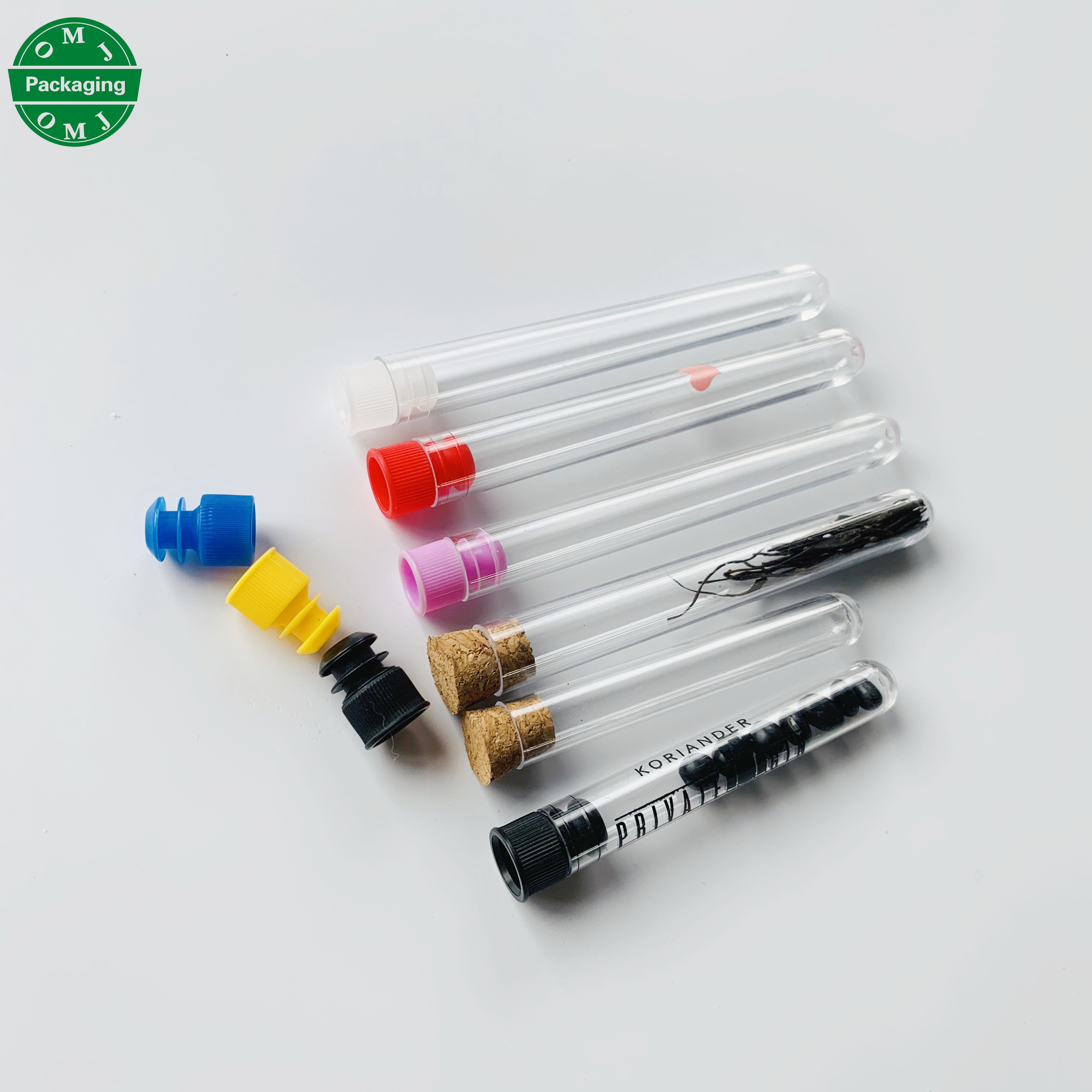 Custom lab tubes 13*75mm 13*100mm Plastic test tube for medical testing