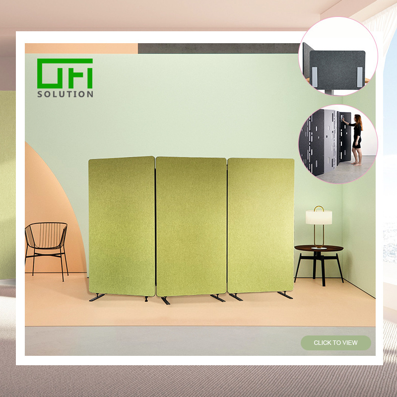 Fireproof Room Divider 25mm High Density Acoustic Panel Partition