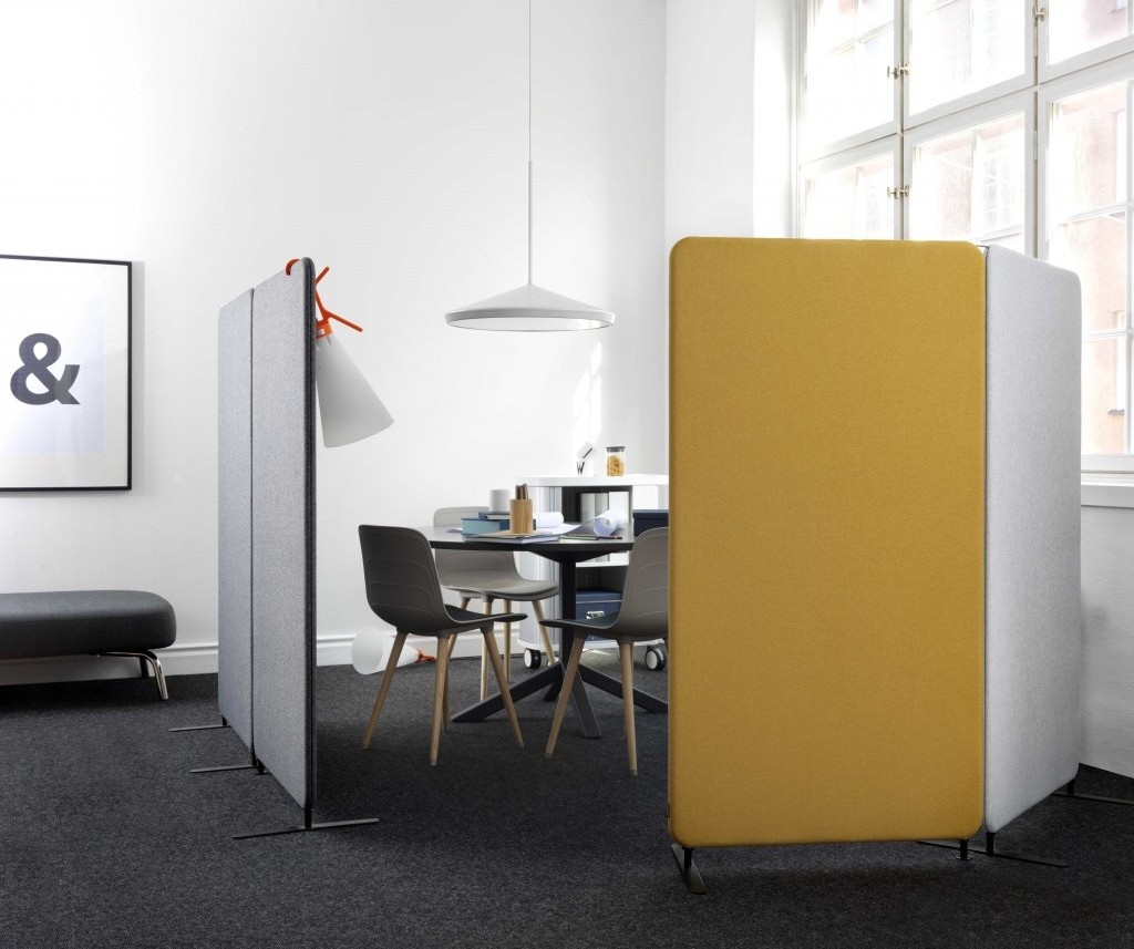 Eco-friendly Office Divider Acoustic Stand Screen Acoustic Movable Office Partition