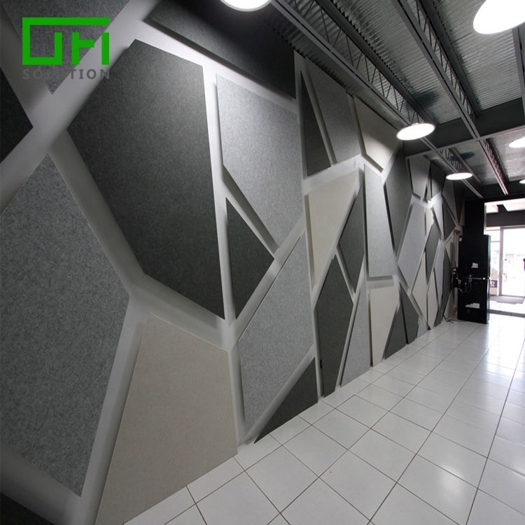 Hexagon Sound Absorption 100% Polyester Fiber Acoustic Panel