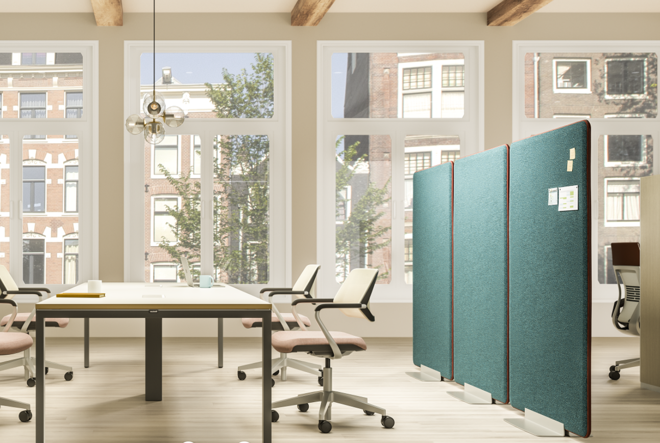 Eco-friendly Office Divider Acoustic Stand Screen Acoustic Movable Office Partition