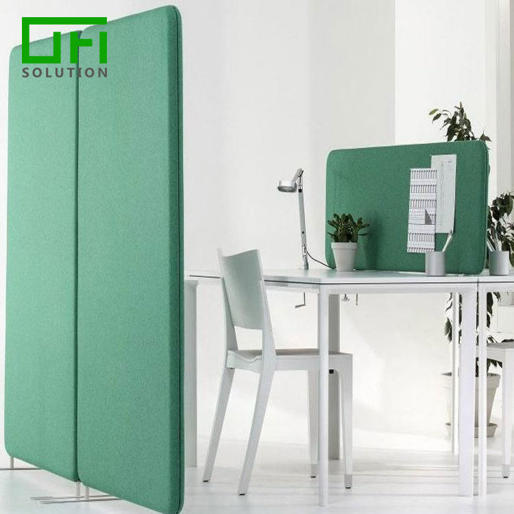 Soundproof Polyester Fiber PET Acoustic Room Dividder Panels Noise Absorb Freestanding Partition Screen