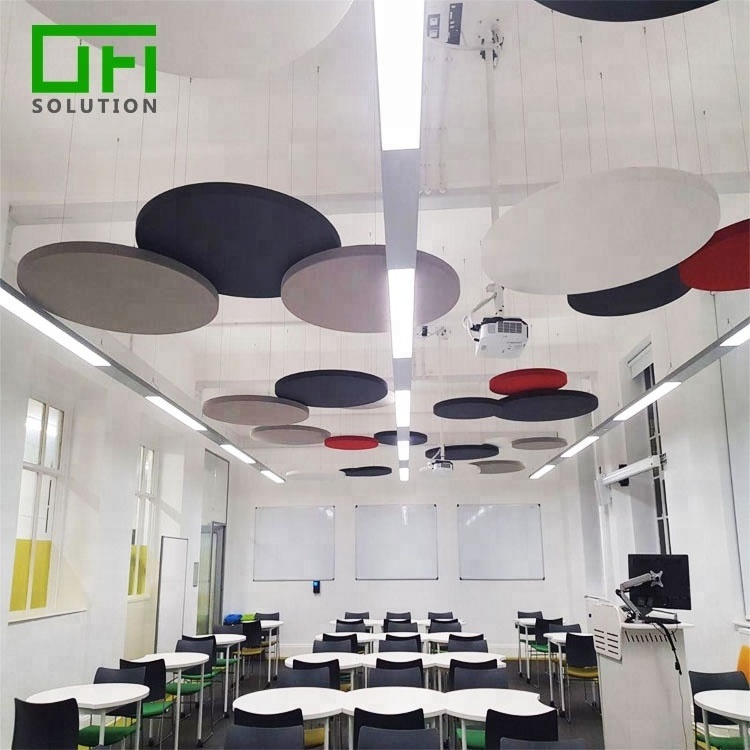 Reducing Noise PET Acoustic Panels Sound Proof Board Panels Polyester Acoustic Ceiling System