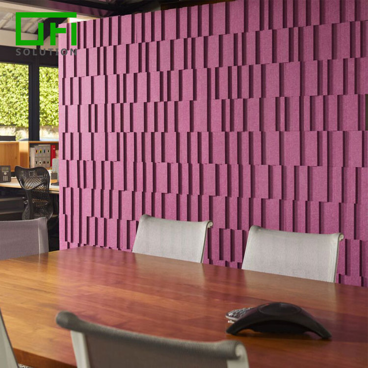 9MM AU Market Pro-environment Acoustic Felt 100% Polyester Panel Soundproofing Materials PET Acoustic Panels For Office