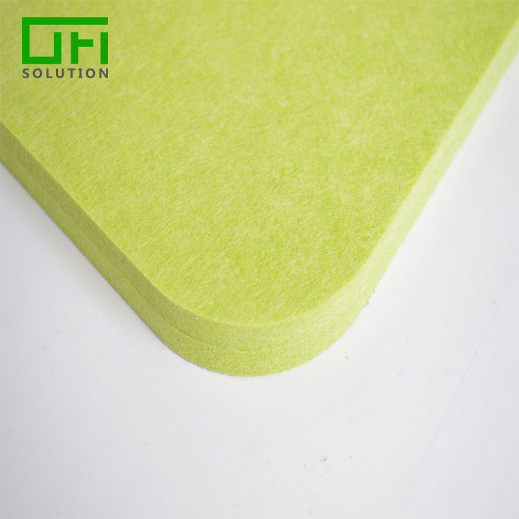 9mm Thickness Polyester Sound Absorber Acoustic Panels PET Sound Insulation Board Felt For Wall And Ceiling