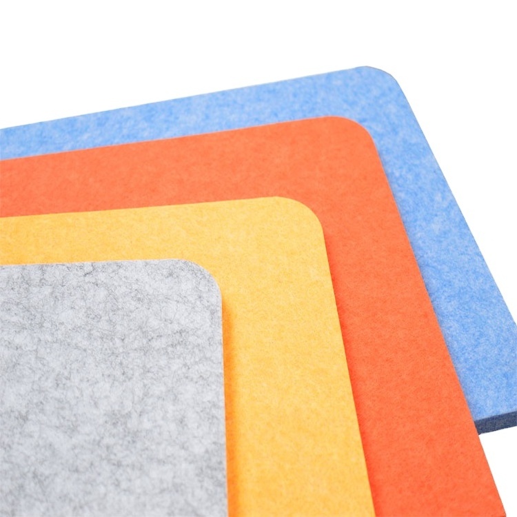 USA Standard 24mm PET Felt Acoustic Panels Soundproof 100% Polyester Fiber Acoustic Panels Acoustic Pinboard