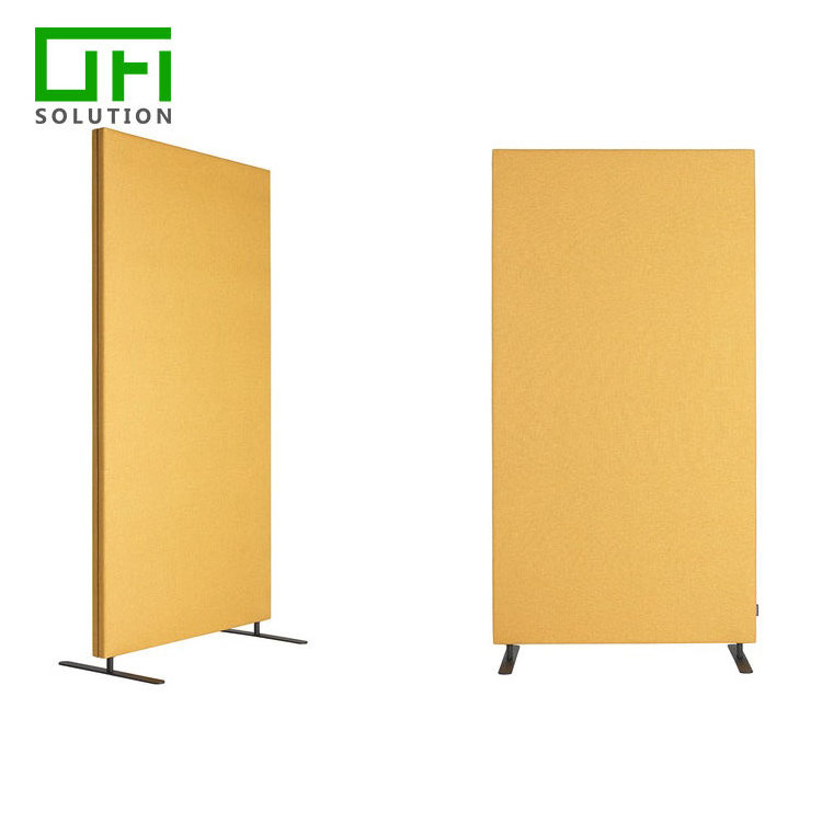 Soundproofing PET Felt Polyester Fiber Acoustic Divider Panels Open-plan Office Acoustic Movable Partition