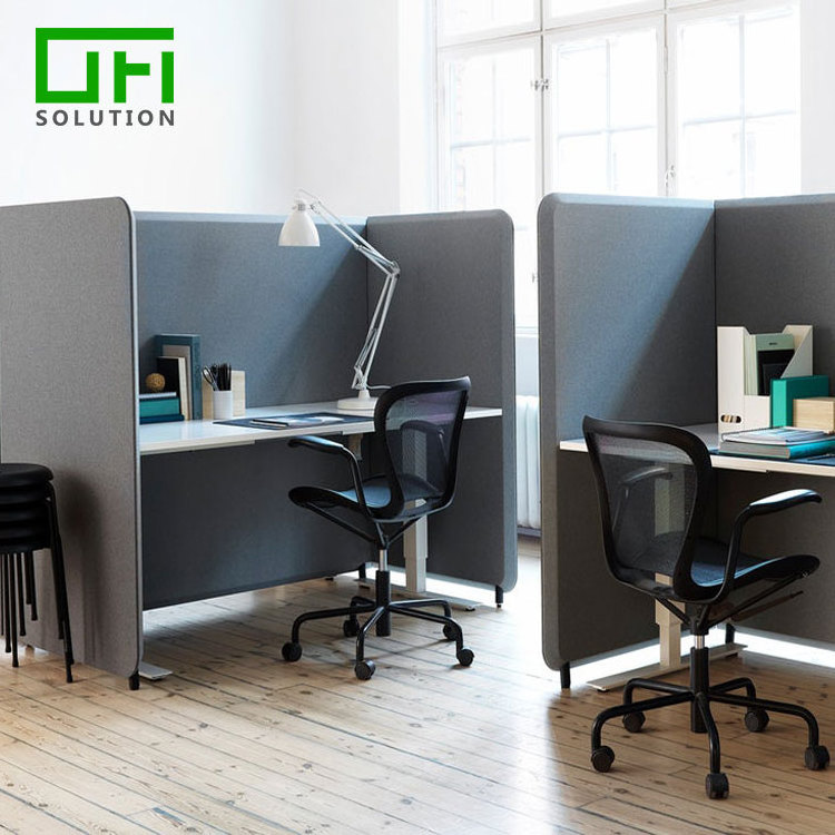 Soundproof Acoustic Office Partition Folding Screens Room Dividers