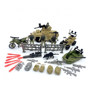 Juguete Militar Army Men Toy Soldiers Vehicle Military Toy Set