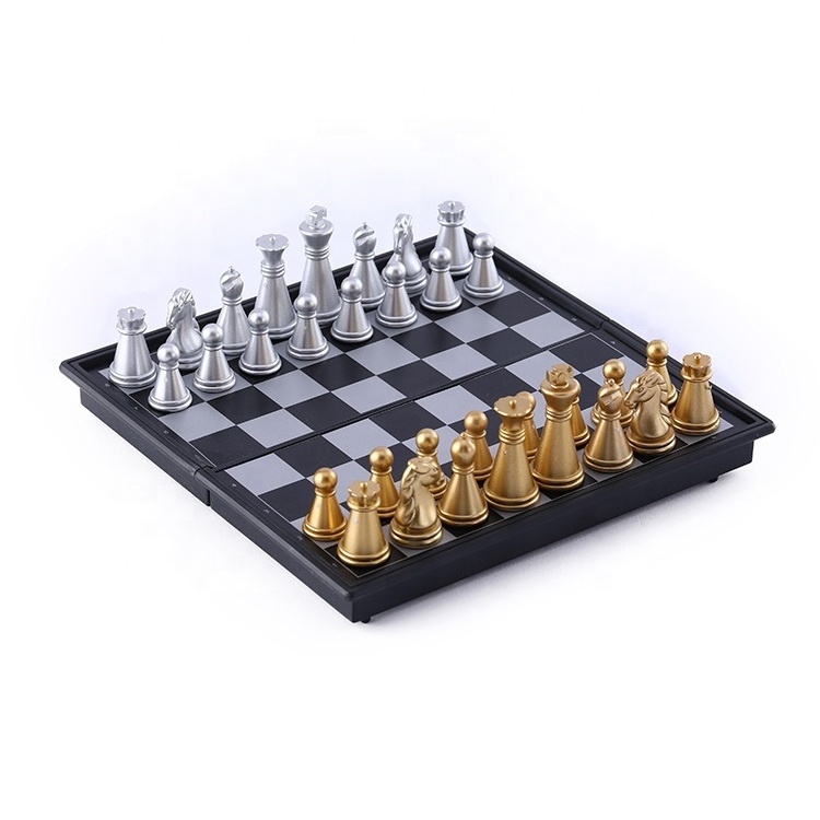 Mini Magnetic Board Game Chess Toy Kids Interactive Battle Desktop Game Toy Chess Ajedrez Internacional Scacchi