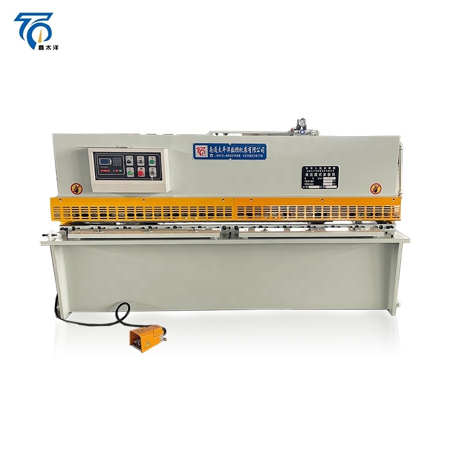 China New design QC12Y 4x2500 Swing beam shearing machine,4mm steel plate cutting machine  price