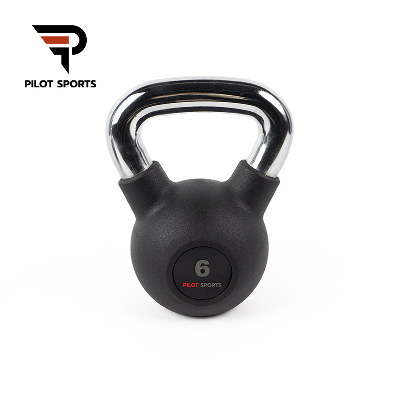 Pilot Sports Gym Strength Training Private Label Neoprene Ural Pu Custom Made Kettlebell