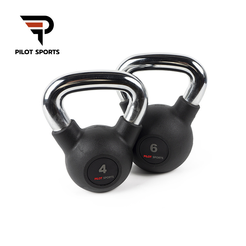 Pilot Sports Gym Strength Training Private Label Neoprene Ural Pu Custom Made Kettlebell