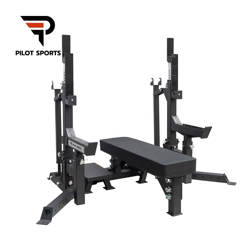 Pilot Sports Home Use Gym Heavy Duty Commercial Equipment Weightlifting Bench Combo Rack