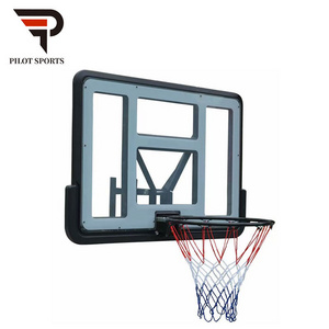 basket ball hoop standard size of fiberglass basketball backboard