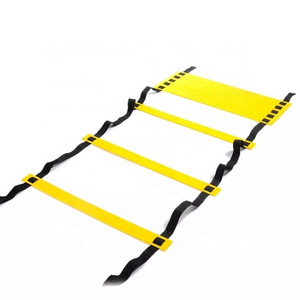 PILOT SPORTS Wholesale Adjustable Training Speed Ladder Agility Ladder With Black Carry Bag