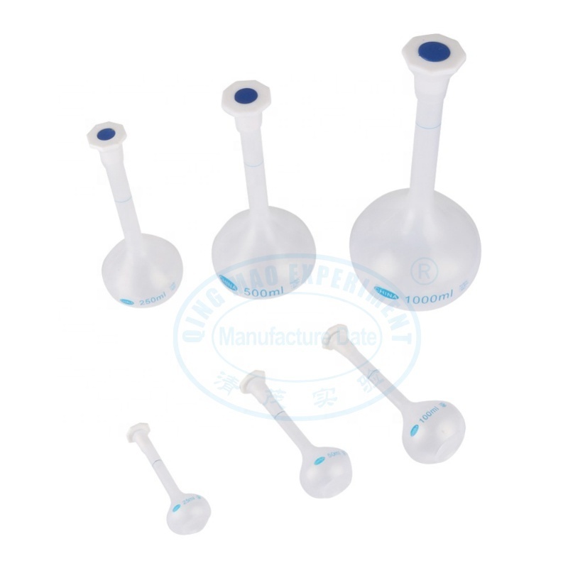 10ml,25ml,50ml,100ml,250ml,500ml ,1000ml PP Plastic Volumetric Flasks