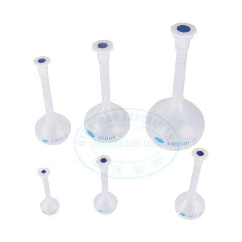 10ml,25ml,50ml,100ml,250ml,500ml ,1000ml PP Plastic Volumetric Flasks