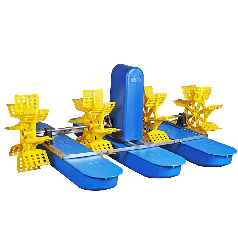 Fish Shrimp and Crab Pond Equipment 2/4/6 Impellers Paddle Wheel Oxygen Paddle Wheel Aerator for Shrimp Farming