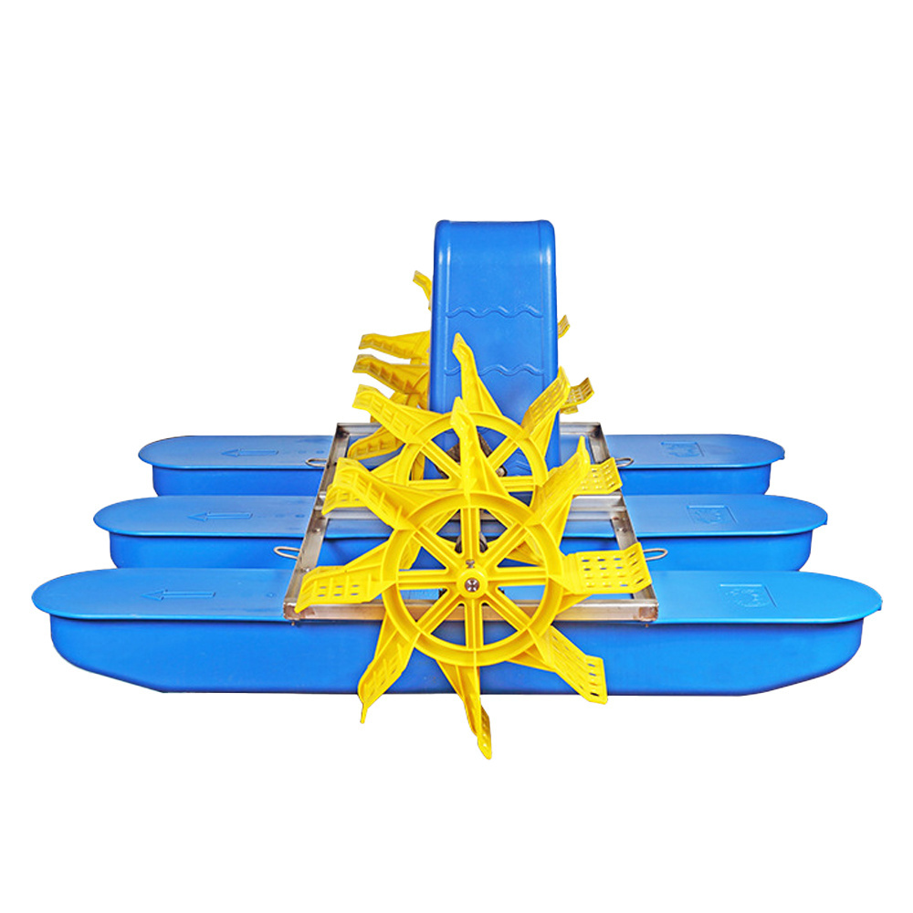 Fish Shrimp and Crab Pond Equipment 2/4/6 Impellers Paddle Wheel Oxygen Paddle Wheel Aerator for Shrimp Farming