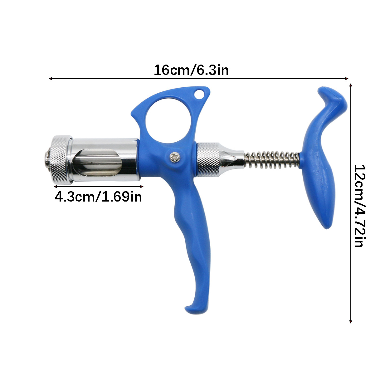 Poultry Chicken Automatic Veterinary Vaccine Syringe Chicken Pox Needle Vaccine Injection Syringe